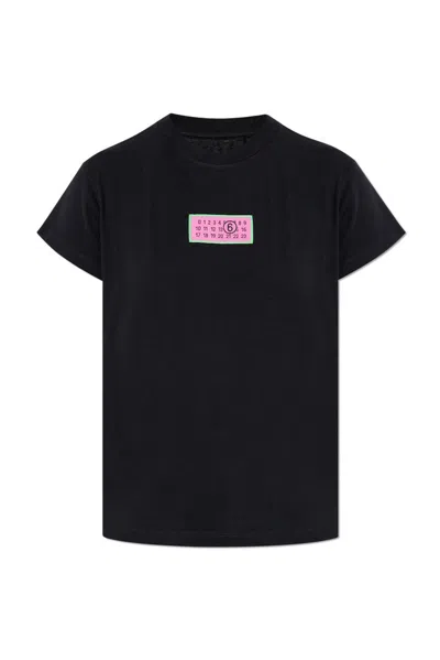 MM6 MAISON MARGIELA MM6 MAISON MARGIELA LOGO PATCH CREWNECK T