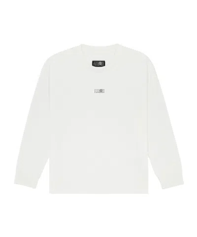 Mm6 Maison Margiela Cotton T-shirt In Neutral