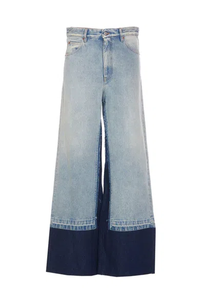 MM6 MAISON MARGIELA LOGO PATCH PANELLED JEANS