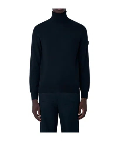 MM6 MAISON MARGIELA MM6 MAISON MARGIELA LOGO PATCH ROLL-NECK JUMPER