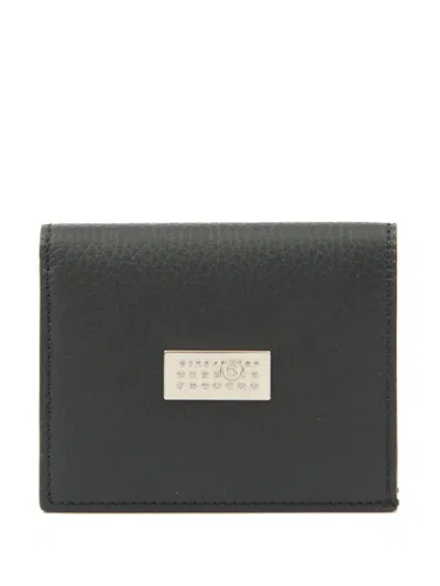 Mm6 Maison Margiela Portemonnaie Mit Logo-schild In Schwarz