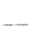 Mm6 Maison Margiela Logo Plate Bracelet In Metallic