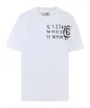 Mm6 Maison Margiela White T-shirt For Kids With Logo In White