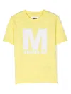Mm6 Maison Margiela Logo-print Cotton T-shirt In Yellow