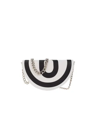 Mm6 Maison Margiela Logo-print Crossbody Bag In White