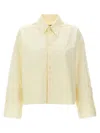 Mm6 Maison Margiela Mm6 By Maison Margiela Cotton Shirt With Front Logo Print