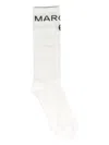 Mm6 Maison Margiela Logo-print Socks In White