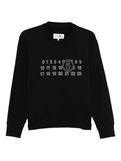 MM6 MAISON MARGIELA LOGO-PRINT SWEATSHIRT