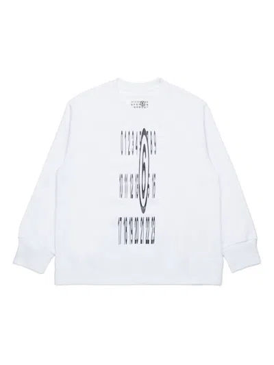 MM6 MAISON MARGIELA LOGO-PRINT SWEATSHIRT