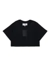 Mm6 Maison Margiela Logo-print T-shirt In Black