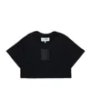 Mm6 Maison Margiela Logo-print T-shirt In Black