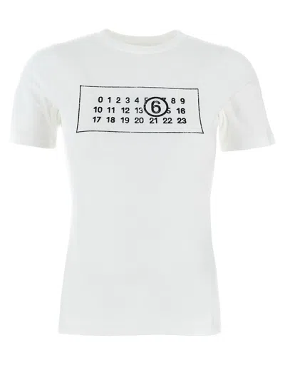 MM6 MAISON MARGIELA MM6 MAISON MARGIELA LOGO PRINT T-SHIRT