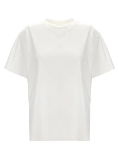 Mm6 Maison Margiela Logo Print T Shirt In Weiss