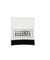Mm6 Maison Margiela Logo-print Wool-blend Scarf In White