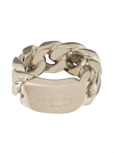 Mm6 Maison Margiela Logo Ring