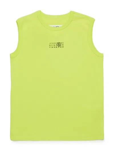 MM6 MAISON MARGIELA LOGO SLEEVELESS T-SHIRT