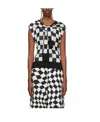 Mm6 Maison Margiela Logo-spliced Sleeveless Knit Pullover In Multicolor
