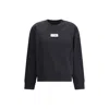 Mm6 Maison Margiela Numeric Crew Neck Sweatshirt In Gold