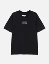 Mm6 Maison Margiela Numeric Signature Mm6 T-shirt Black In Black
