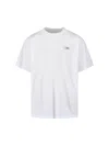 Mm6 Maison Margiela Mm6 By Maison Margiela Relaxed-fit Crew Neck T-shirt With Graphic Print In White