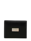 Mm6 Maison Margiela Logo Wallet In Black