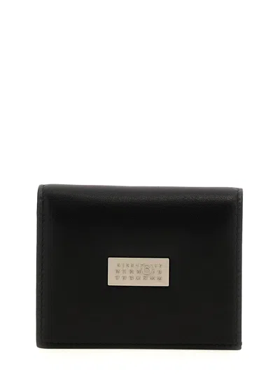 Mm6 Maison Margiela Logo Wallet In Black