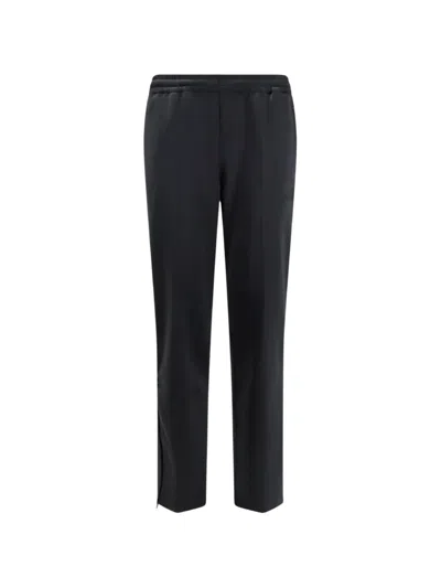 Mm6 Maison Margiela Logo-print Track Pants In Black