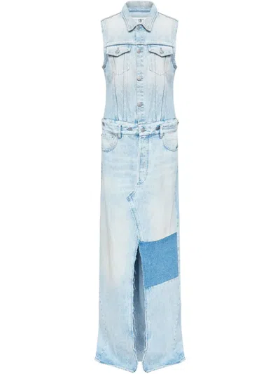 MM6 MAISON MARGIELA LONG DENIM DRESS