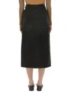 Mm6 Maison Margiela Long Denim Skirt