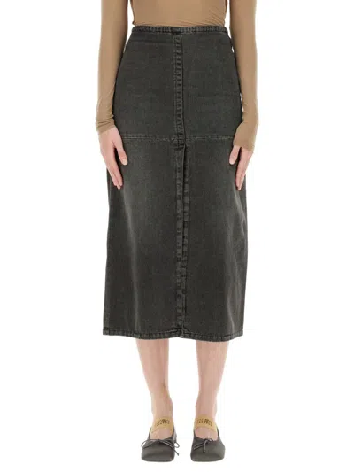 MM6 MAISON MARGIELA MM6 MAISON MARGIELA LONG DENIM SKIRT