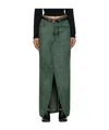 MM6 MAISON MARGIELA LONG DENIM SKIRT