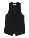 MM6 MAISON MARGIELA LONG POINTED VEST WITH LACING