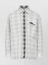 Mm6 Maison Margiela Mm6 By Maison Margiela Plaid Shirt With Classic Collar