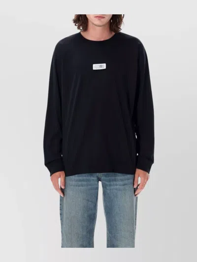 MM6 MAISON MARGIELA LONG SLEEVE CREW NECK T-SHIRT