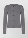 Mm6 Maison Margiela Long Sleeve Knitwear Featuring Front Pockets In Gray
