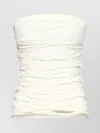 Mm6 Maison Margiela Long Sleeve Layered Draped Cut-out Top