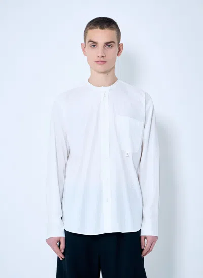 Mm6 Maison Margiela Long Sleeve Shirt In White