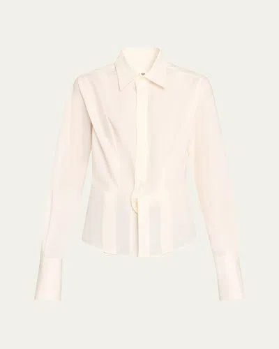 Mm6 Maison Margiela Long-sleeve Shirt In White