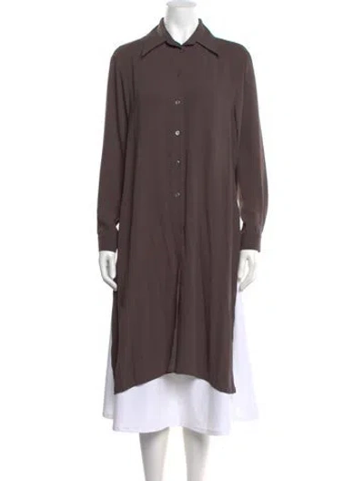 Pre-owned Mm6 Maison Margiela Long Sleeve Tunic W/ Tags In Gray
