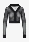 Mm6 Maison Margiela Mm6 By Maison Margiela Black Long Sleeves Top In Black