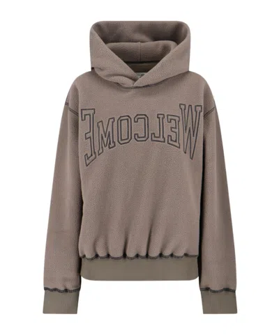 Mm6 Maison Margiela Long-sleeved Hoodie In Multi