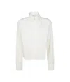 Mm6 Maison Margiela Long-sleeved Shirt In White