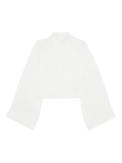 Mm6 Maison Margiela Cotton Shirt In White