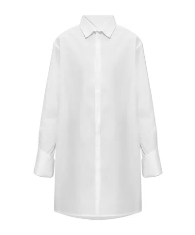 Mm6 Maison Margiela Long-sleeved Shirt In White