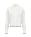 Mm6 Maison Margiela Long-sleeved Shirt In White