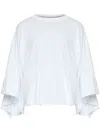 Mm6 Maison Margiela Long Sleeved Top Clothing In White