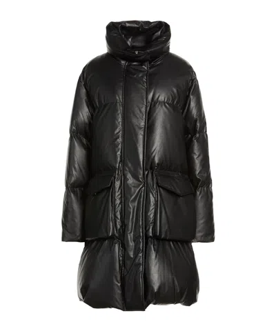 Mm6 Maison Margiela Long Sleeves Down Coat In Black