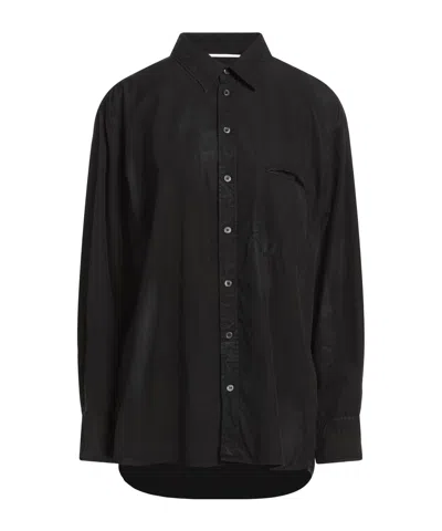 Mm6 Maison Margiela Long Sleeves Shirt In Black