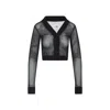 Mm6 Maison Margiela Mm6 By Maison Margiela Black Long Sleeves Top