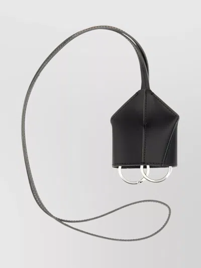 Mm6 Maison Margiela Long Strap Metal Rings Keychain